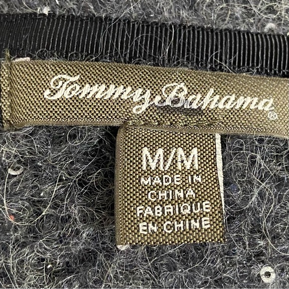 Tommy Bahama women grey Alpaca, Mohair, Wool blend open front cardigan. Size M. - Picture 7 of 9